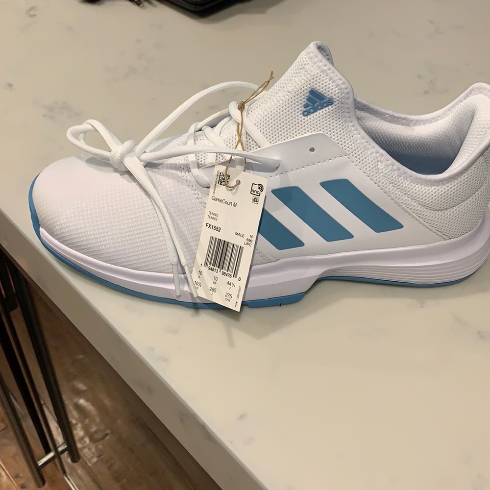 Adidas mens game court tennis sneaker